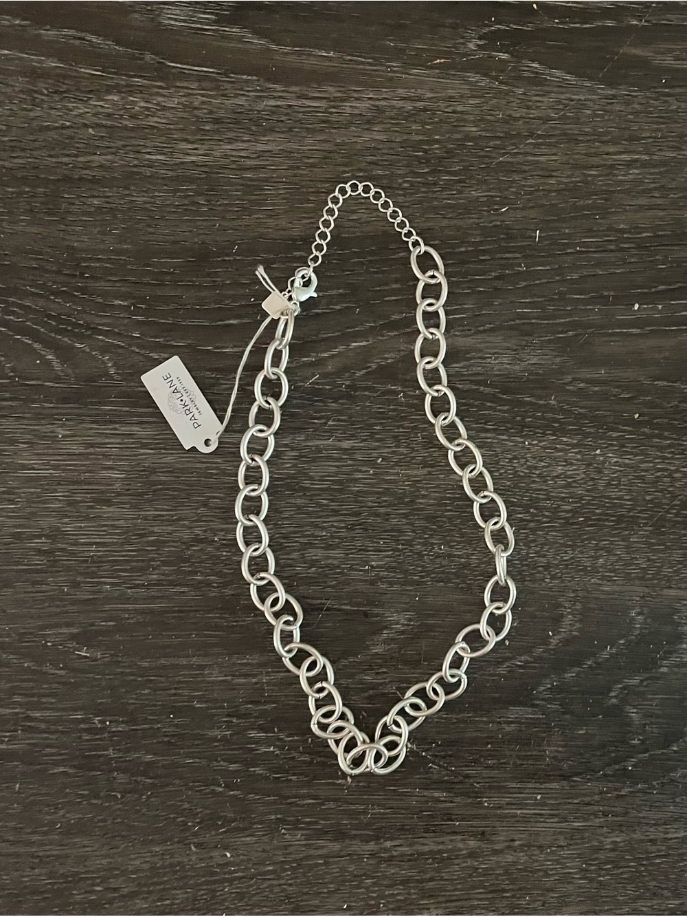 Park Lane Polished Silver-Tone Link Necklace